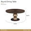 West Kensington Round Dining Table-1688280227