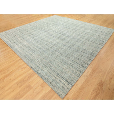 Tapis carré oriental transitionnel gris en laine biologique tissé à la main 11 pi 10 po x 11 pi 10 po 6679CC29D1CC46FDB7DFC2FF0600C89F