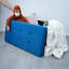 Espedito 78cm Wide Rectangle Solid Colour Ottoman with Storage-763585502