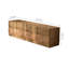 Crédence de rangement en bois massif de 62,9 po Jiske