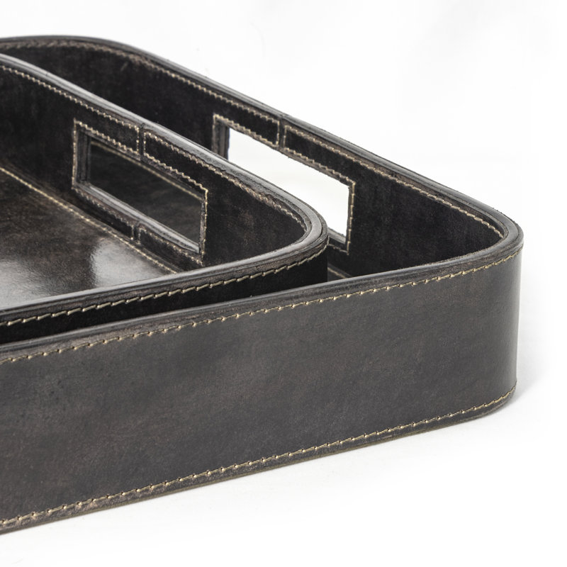 Derby Decorative Tray, Black
