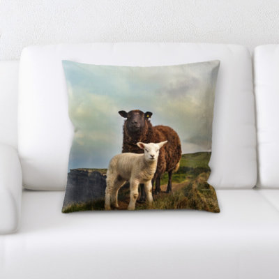Microsuede Throw Pillow