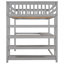 Lit mezzanine double avec tablettes de rangement et bureau sous le lit-1016178320-1016178323