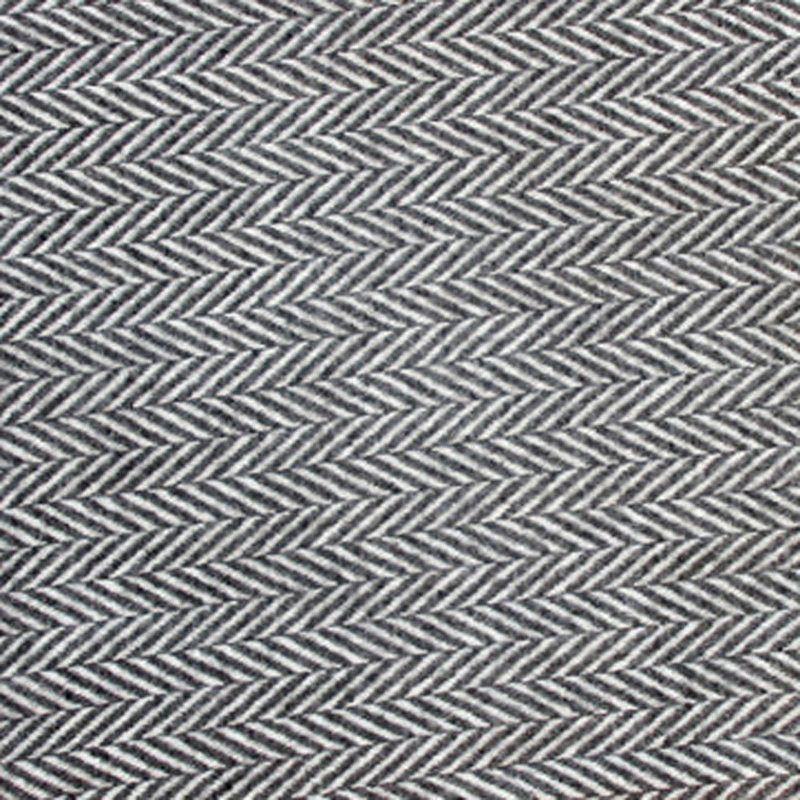  Jeté en acrylique doux à chevrons, L 55 po x l 70 po, Chevron gris foncé