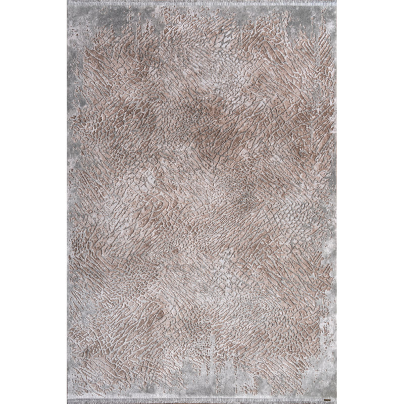 Lakyn Cotton Abstract Rug, Rectangle 2'8" x 4'