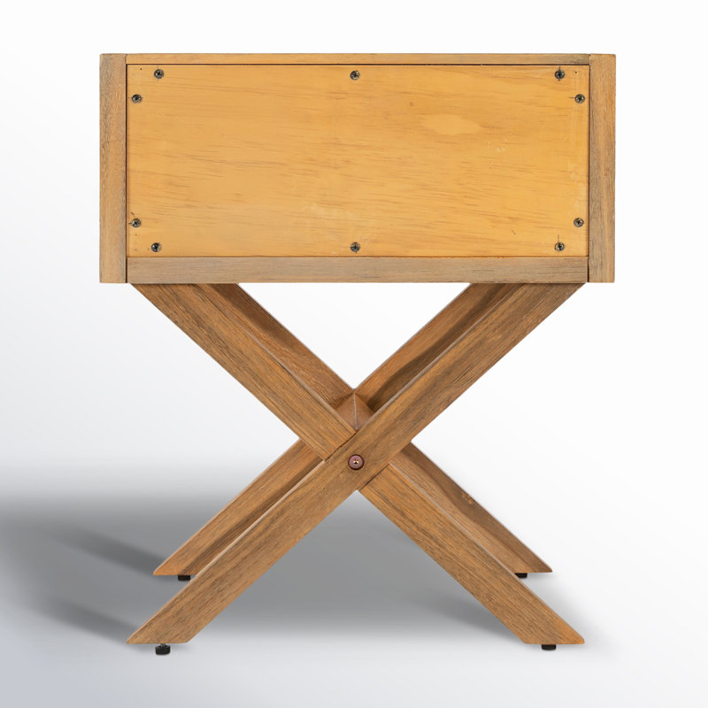Elin 19" W 1-Drawer Nightstand, Natural