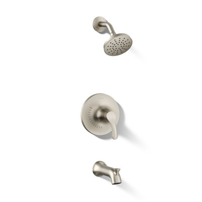 Kohler Simplice Rite-Temp Pressure-Balancing Bath And Shower Faucet Trim Set, 1.75 Gpm