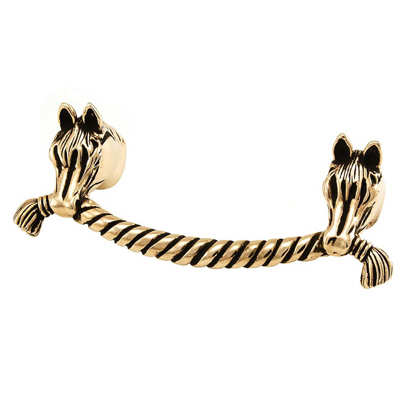 Equestre Bar / Handle Pull, Antique Gold