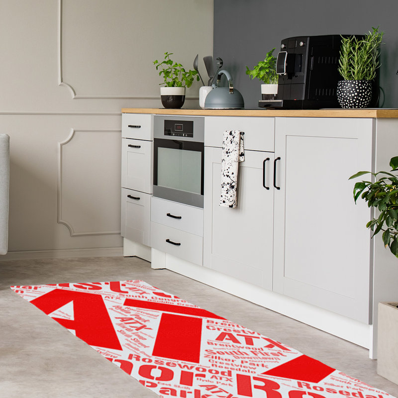 Tapis de zone rouge poils longs à tissage plat, Tapis de couloir 2,5 pi x 8 pi