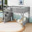 Wooden Space-Saving Loft Bed with Stairs-626671049-626671051