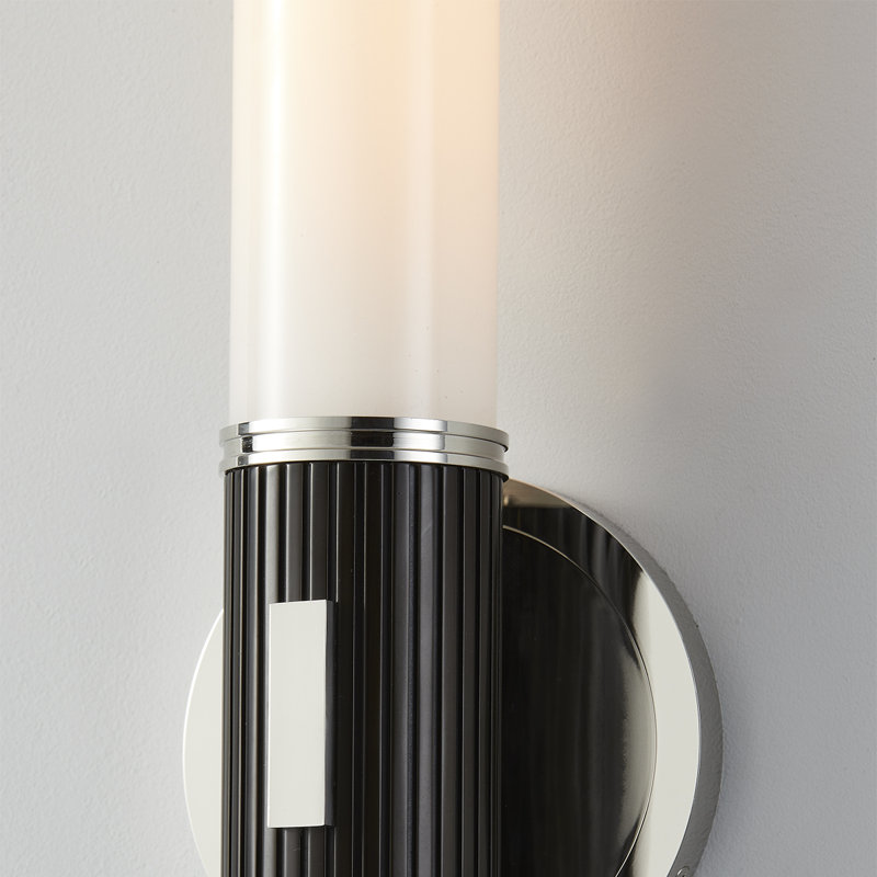 CREWE 1 LIGHT SCONCE, Polished Nickel