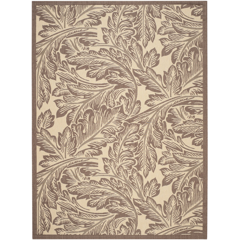 Herefordshire Performance Floral Indoor/Outdoor Area Rug, Rectangle 8' x 11'