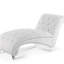 Chaise longue sans accoudoirs touffetée