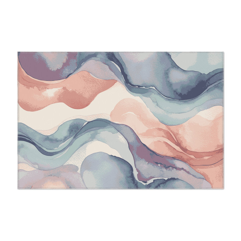 Seafoam Dusk Indoor And Outdoor Area Rug, Rectangle 2' x 3'