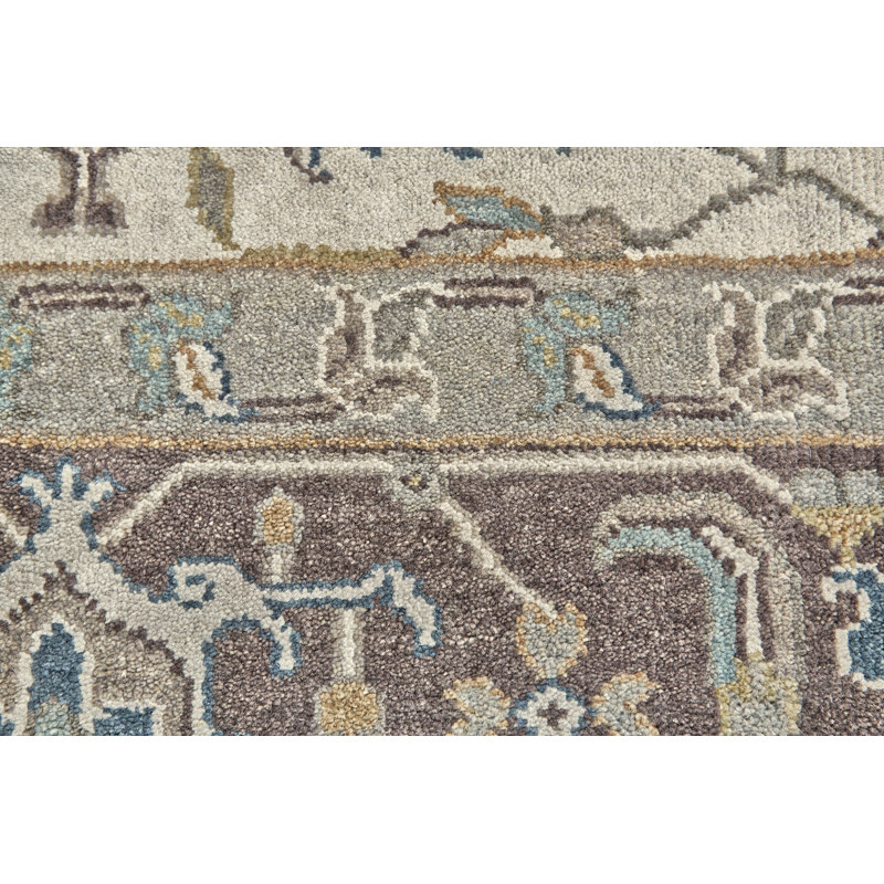 Flaxberry Wool Oriental Indoor Rug, Runner 2'6" x 8'