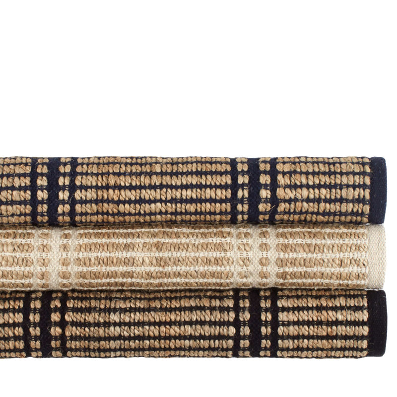 Arbor Handwoven Jute Rug, Rectangle 7'6" x 9'6", Ivory