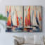 NAUTICAL Series CD XXXII - Toile tendue avec châssis de qualité supérieure - Prêt à être accroché-108963121