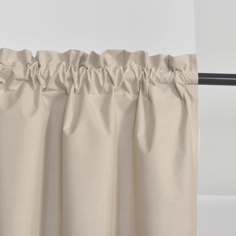 Two‑Panel Blackout Short Curtains