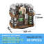 Freestanding Spice Rack with Adjustable Racks
