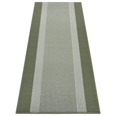Flatweave Green Rug