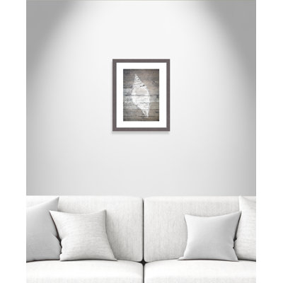 Audain, «Sea Shell II», impression encadrée