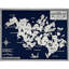 Lake and City Maps Collection Cotton Hand Woven Throw Blanket