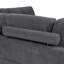 Canapé modulaire à large assise en velours côtelé-131649079