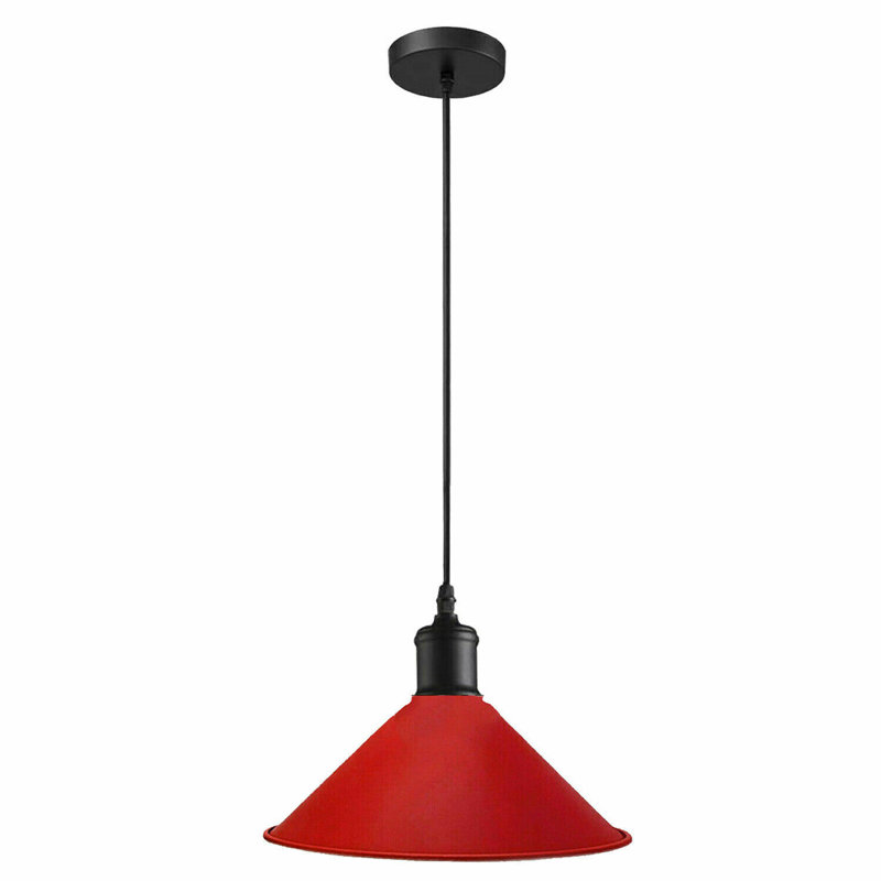 Lennie 1 - Light Dome Pendant, Red
