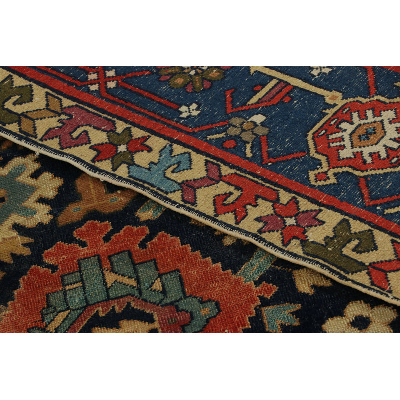 Antique One-of-a-Kind 11'5x12'7 Hand Knotted Area Rug