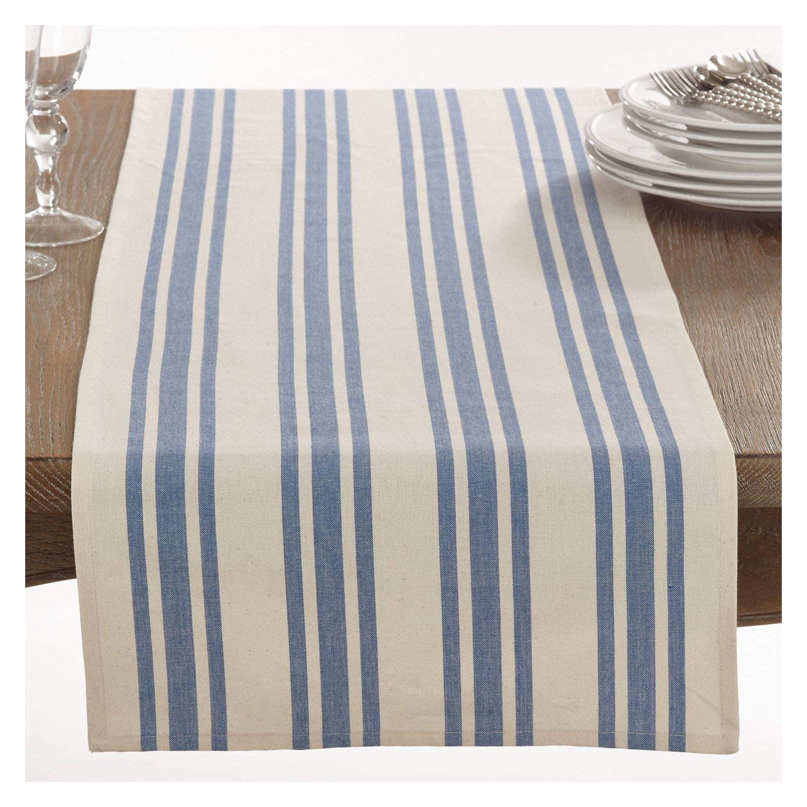 Weaver Cotton Rectangle Table Runnner 