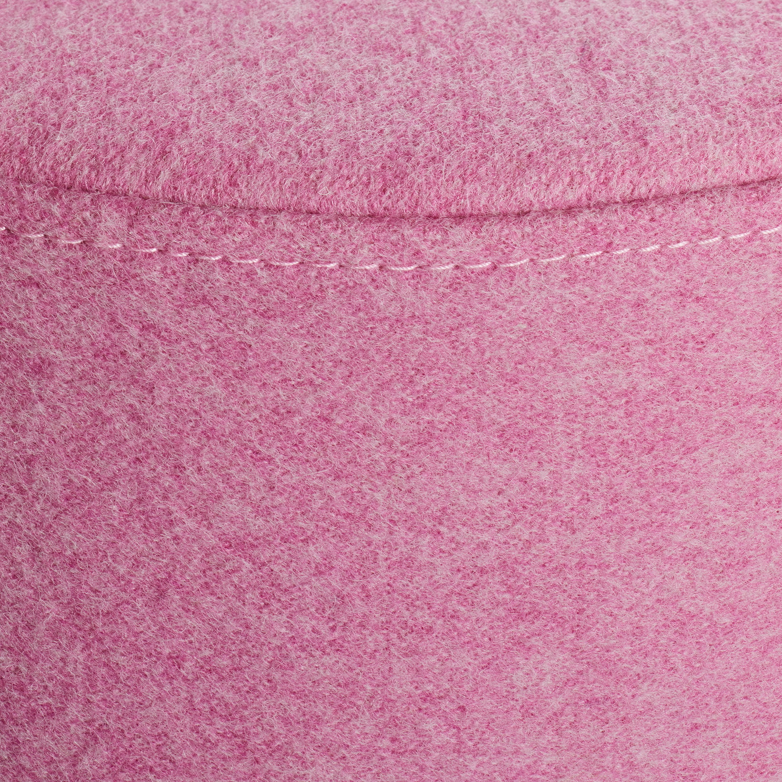 Bumper Upholstered Pouf, Vesper Bubblegum