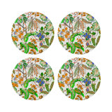 Plumeria Natural Pebble 16" Vinyl Placemat