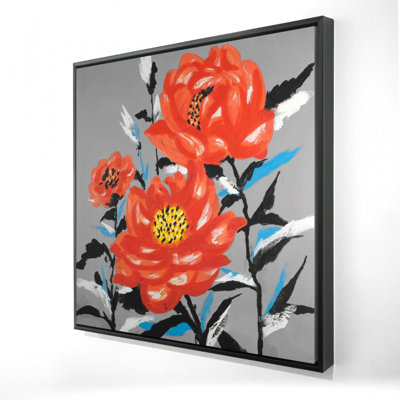 " Three Pink Flowers "