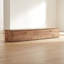 Meuble télé suspendu scandinave moderne avec deux tiroirs (63,0 po L x 9,8 po P x 9,8 po H)