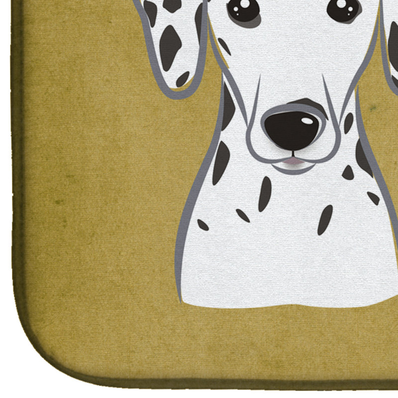 Tapis de séchage pour chien en vie dalmatien