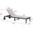 Narwin Outdoor Rust-Resistant Metal Chaise Lounge
