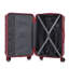 20"/24"/28" 3 pcs/set in ABS Spinner Wheel Luggage, Matching Colour , With Combination Lock (Wine Red)