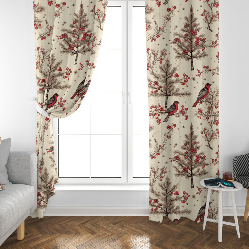 Jomtien Room Darkening Curtain Pair, 20" W x 61" L