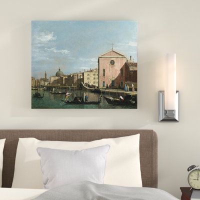 Venice The Grand Canal Facing Santa Croc - Print