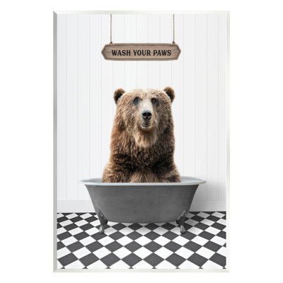 " Rustic Wash Your Paws "