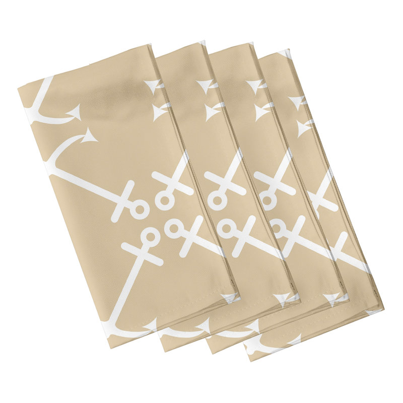 Harrington Polyester Square Napkin, Taupe