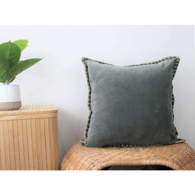 Housse de coussin en velours
