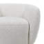Fauteuil d'appoint pivotant avec base en bois Boucle-128498774