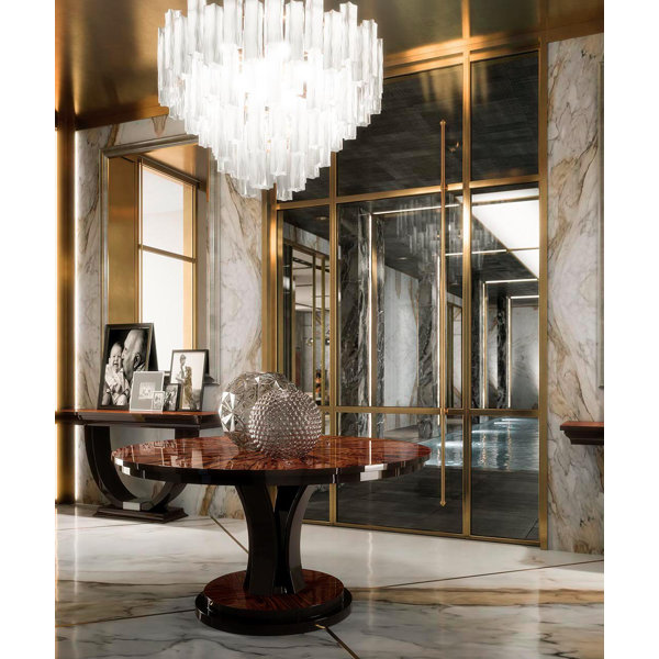 David Michael Round Solid Wood Base Dining Table - Wayfair Canada