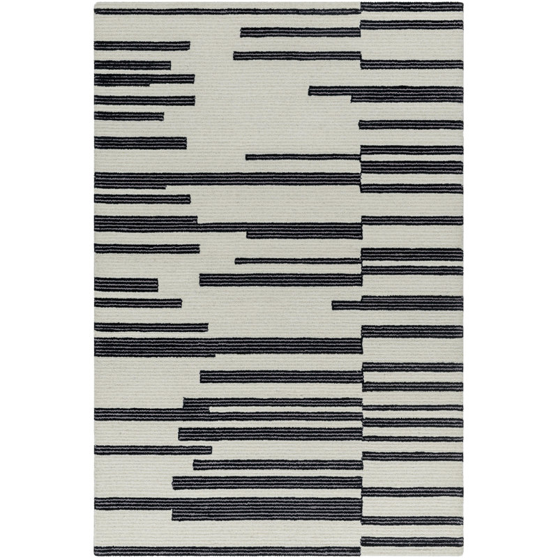 Jaykwon Modern Hand Tufted Area Rug, Rectangle 8' x 10'