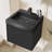 Integrated Engineered Quartz Basin WITHOUT Drain And Faucet, Matt Black Color