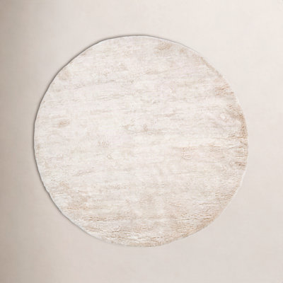 Zia Cream Hand-Woven Flatweave Wool Rug