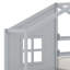 Lit House avec canapé, lit plateforme avec tiroirs et tablette de rangement-1413901136
