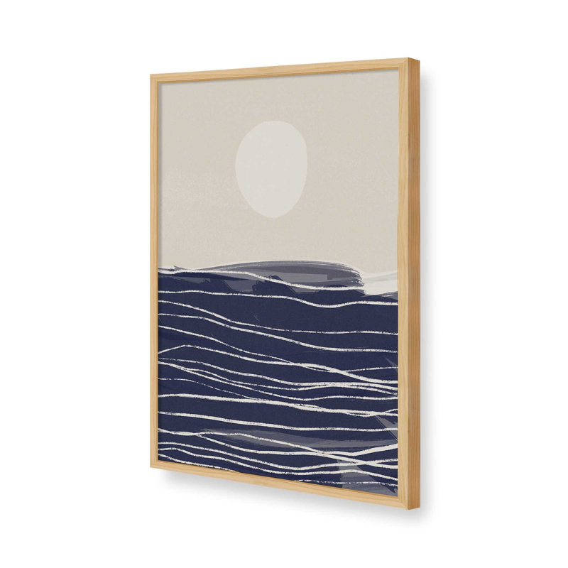 «Abstract Seascape 2» par Garima Dhawan, reproduction d'art, Tanné, H 48 po x l 36 po