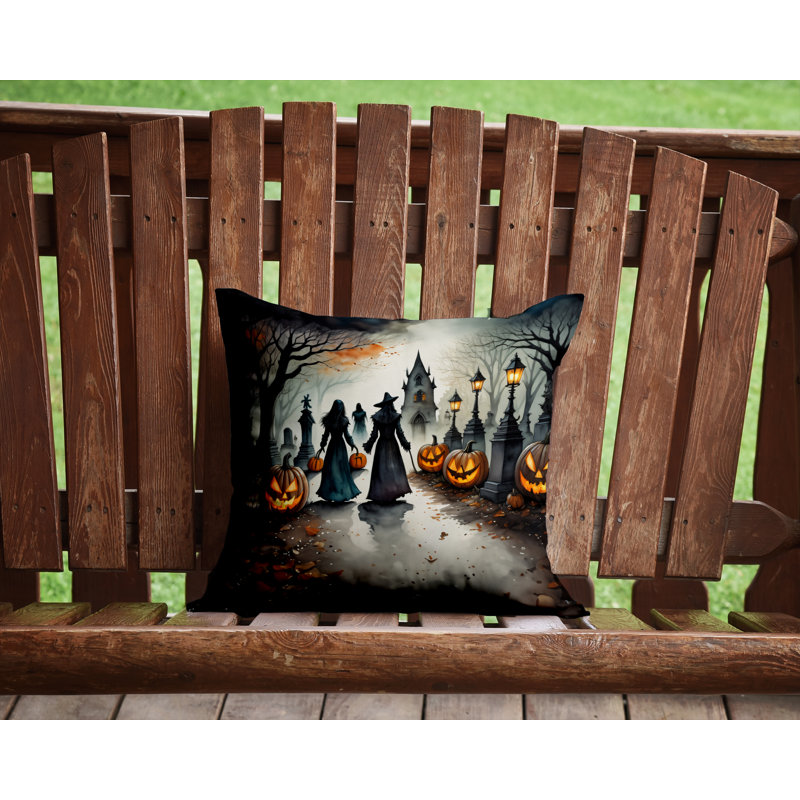 Coussin décoratif More Spooky Halloween, 14 po x 14 po